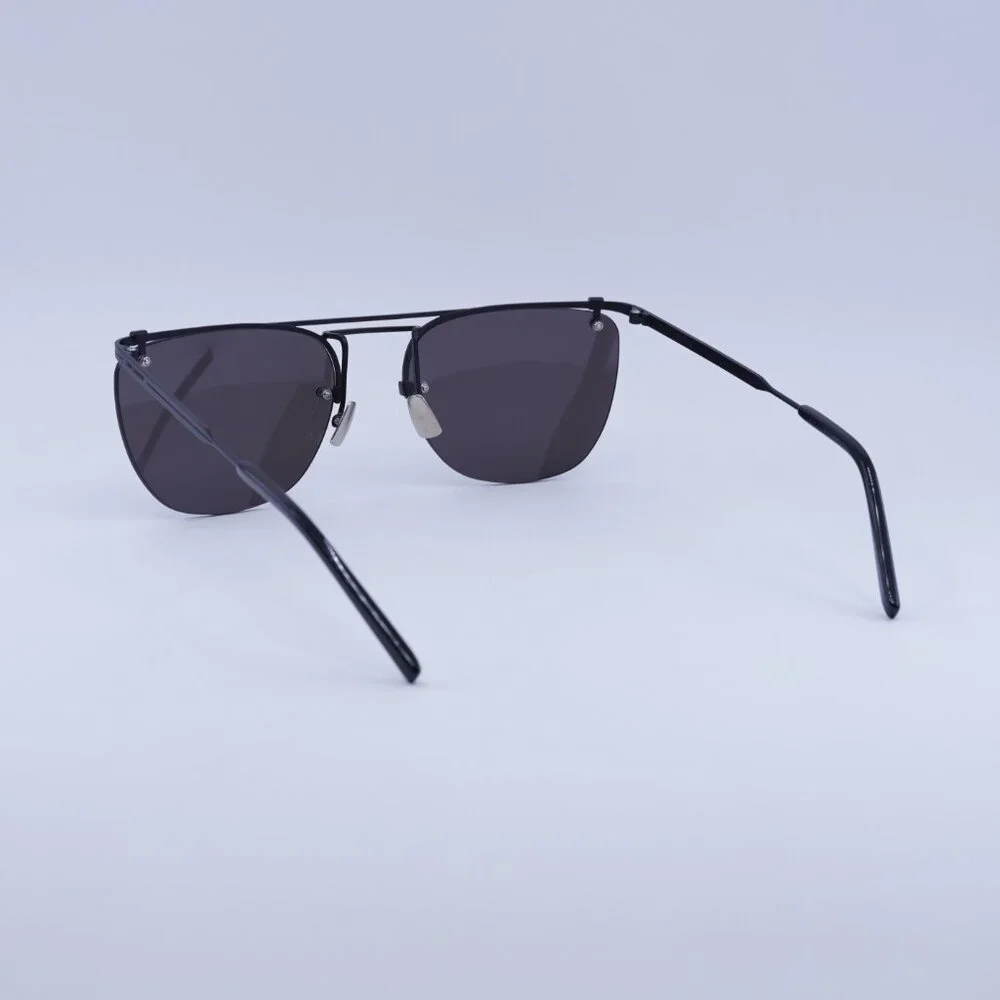 🕶️ New Saint Laurent SL600 001 Sunglasses - Black Frame, Black Lenses